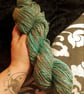 Hedgewitch Moss handspun yarn - 200 yards - Wool-Silk blend