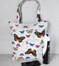 Tote bag, shopping bag, butterflies - Image 5