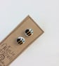 Bee Button Earrings - Image 2