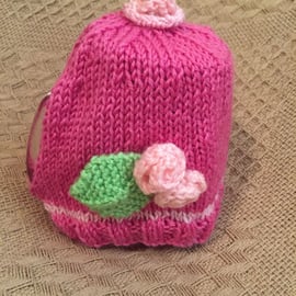Little pink floral teapot cosy
