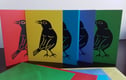 Hand-printed cards