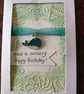 Whale Birthday card