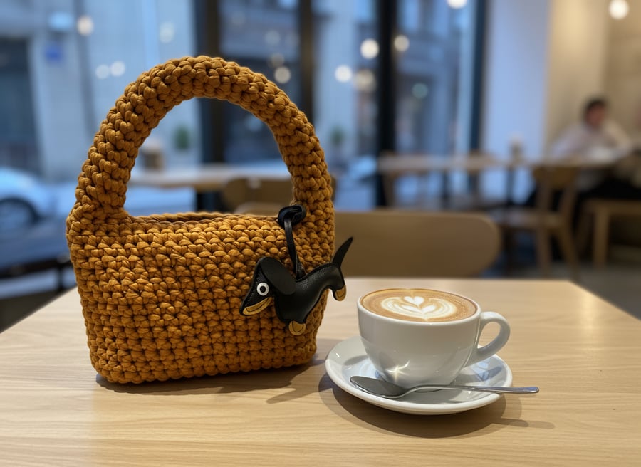 Crochet Bubble Handbag 