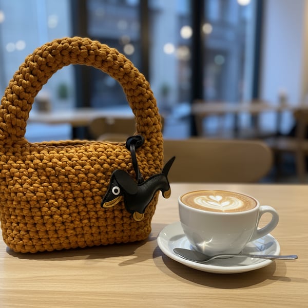 Crochet Bubble Handbag 