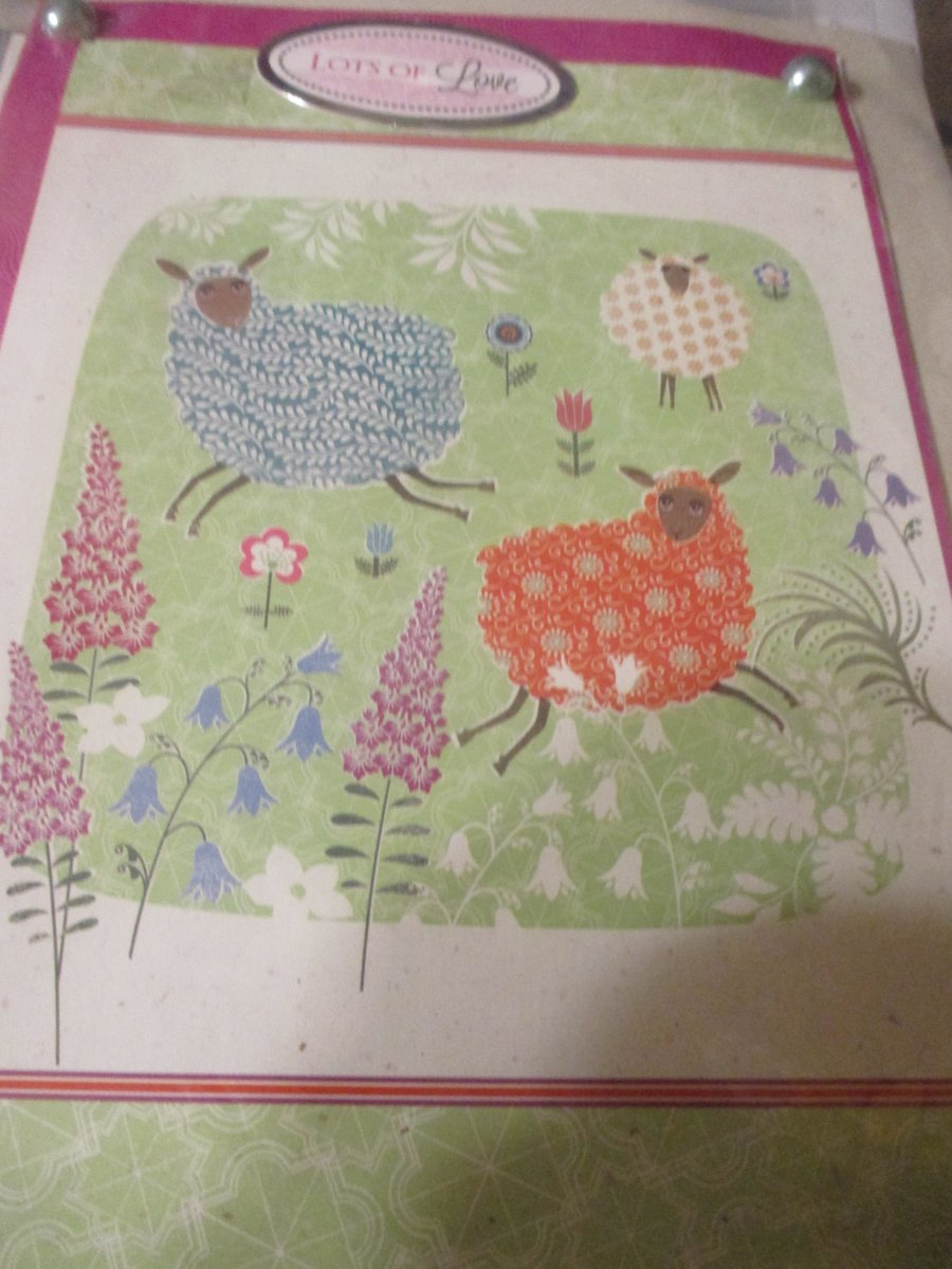 Lots of Love Sheep Card