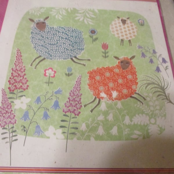 Lots of Love Sheep Card