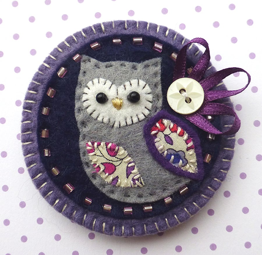 Owl Brooch