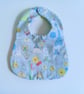 Bib, Newborn bib, patchwork bib, quilted bib, reversible bib, baby gift - Image 2