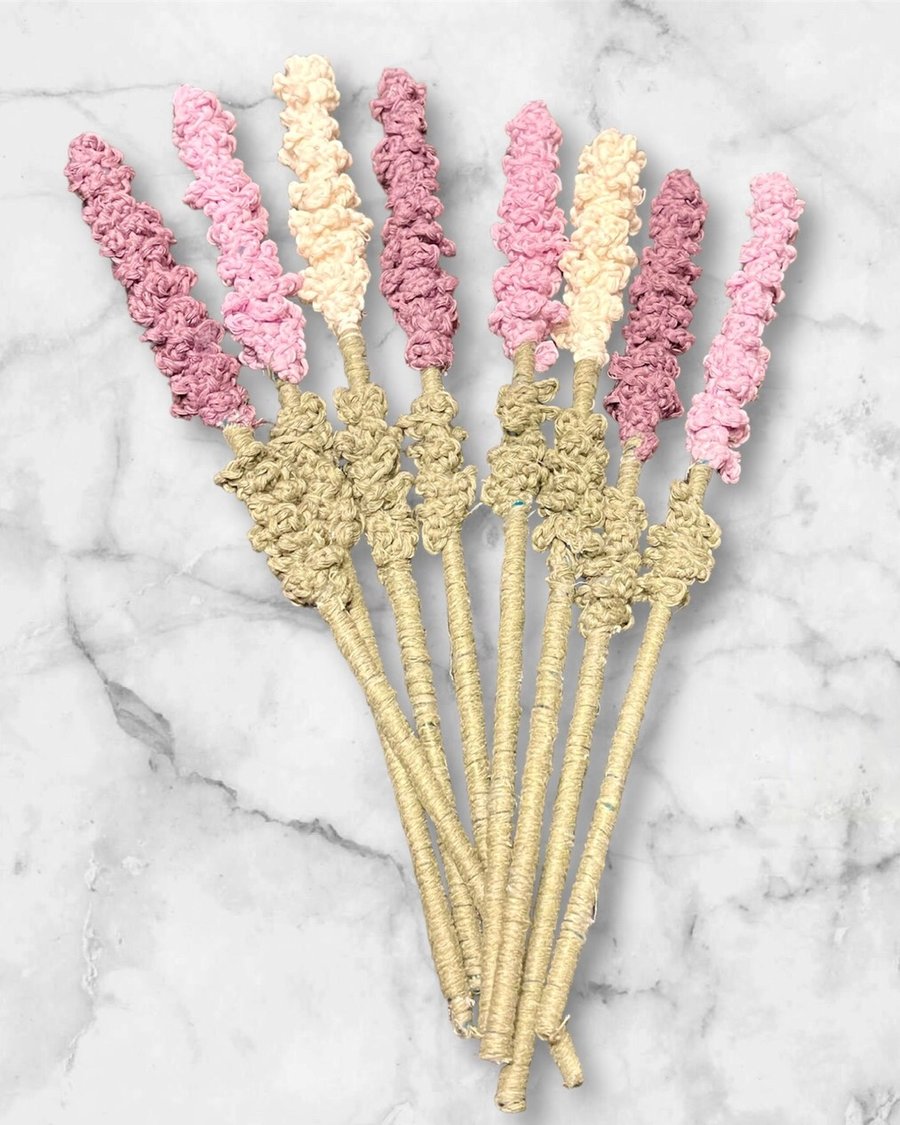 Lavender, Set of 8 Lavender Stems, Flower Bouquet, Flowers, Lavender Stems