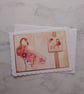 Stand Tall And Dream Big Vintage Rose Gold Flamingo 3D Luxury Handmade Card - Image 1