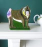 Mandrill Baboon Ceramic Ornament - Handmade - Image 6