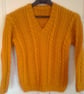 Hand Knitted V Neck Cabled Child's Jumper, Birthday Gift, Children's Clothes - Image 10