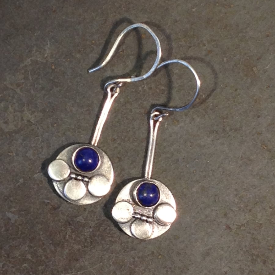 Lapis dangle earrings