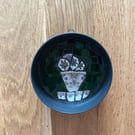 Mini mosaic in round fish tin