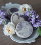 Lavender & Oatmeal handmade Soap - After Dusk, Round - Image 2