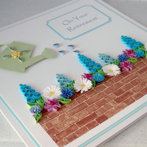Retirement congratulations card with personalised message