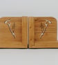 Wooden Woodpecker Bookends - Image 1
