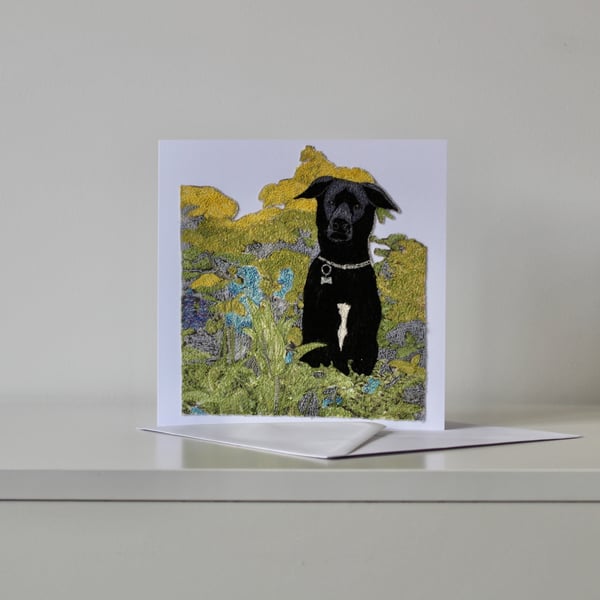Special Order for Lynda - 'Stanley' - Handmade Blank Card