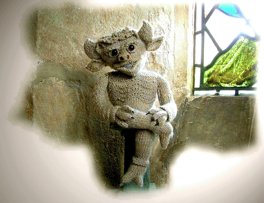 LINCOLN IMP Cathedral toy knitting pattern by G Manvell PDF by email 