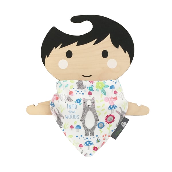 Newborn bib, bibs, baby bib, bandana bibs, teething, woodland, baby gift idea