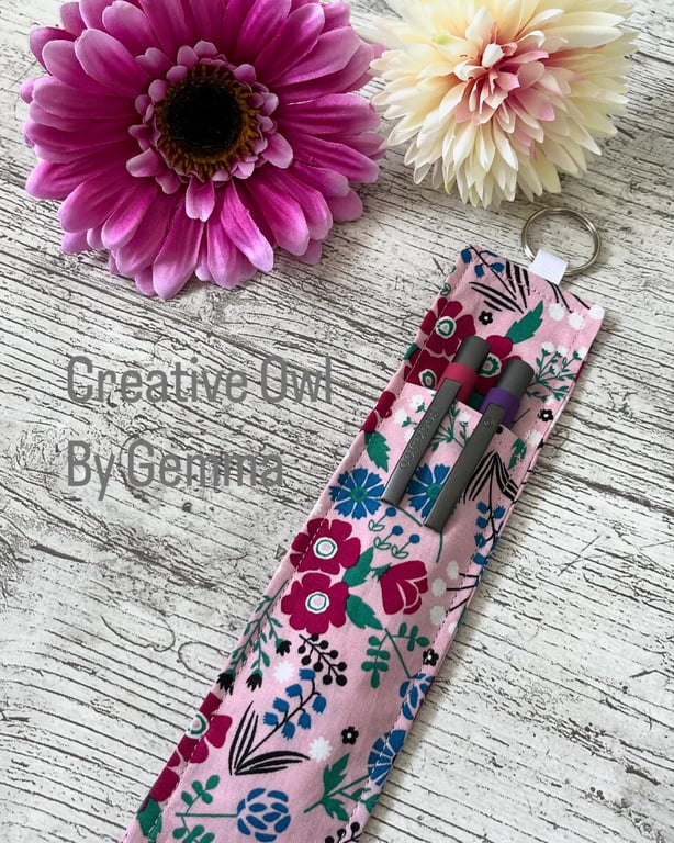Floral Print Lanyard Pen Holder Teacher Pen Holder Nurse Pen Holder Hands Free P