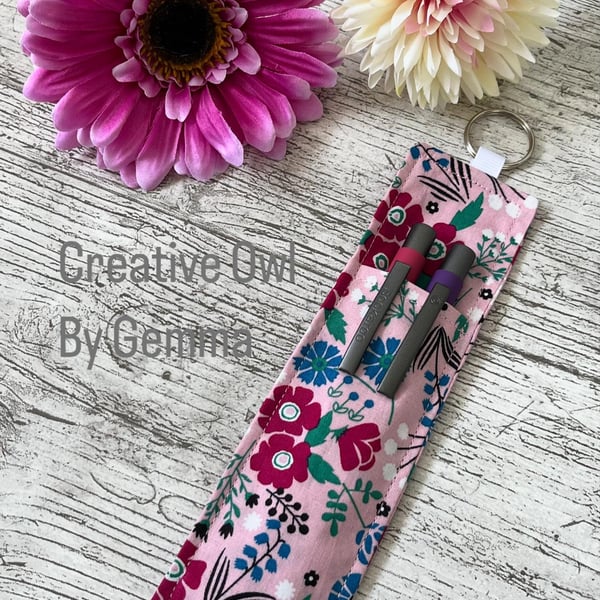 Floral Print Lanyard Pen Holder Teacher Pen Holder Nurse Pen Holder Hands Free P