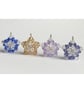 Handbag Charm, Purple & Clear Crystal Star with a Chainmaille Chain and Keyring - Image 8