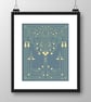 254 - Art Deco Celtic Tree Cross Stitch Pattern: 1920s Style (PDF Counted Chart) - Image 2
