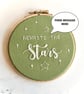 Personalised Quote, Handmade Embroidery Hoop, Bespoke Wall Art, Embroidery Gift - Image 1