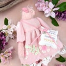 Blossom, An Embroidered Mohair Mouse