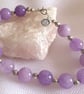 Lavender Semi-precious Amethyst Bracelet  - Image 2