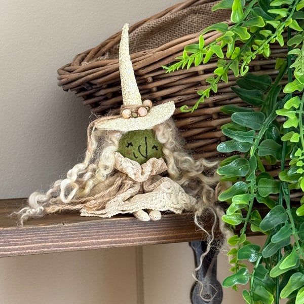 Sand Dune Beach Witch Art Doll