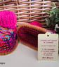 SALE Designer Baby Girl's Hand Knitted Booties 3-6 months size  - Image 3