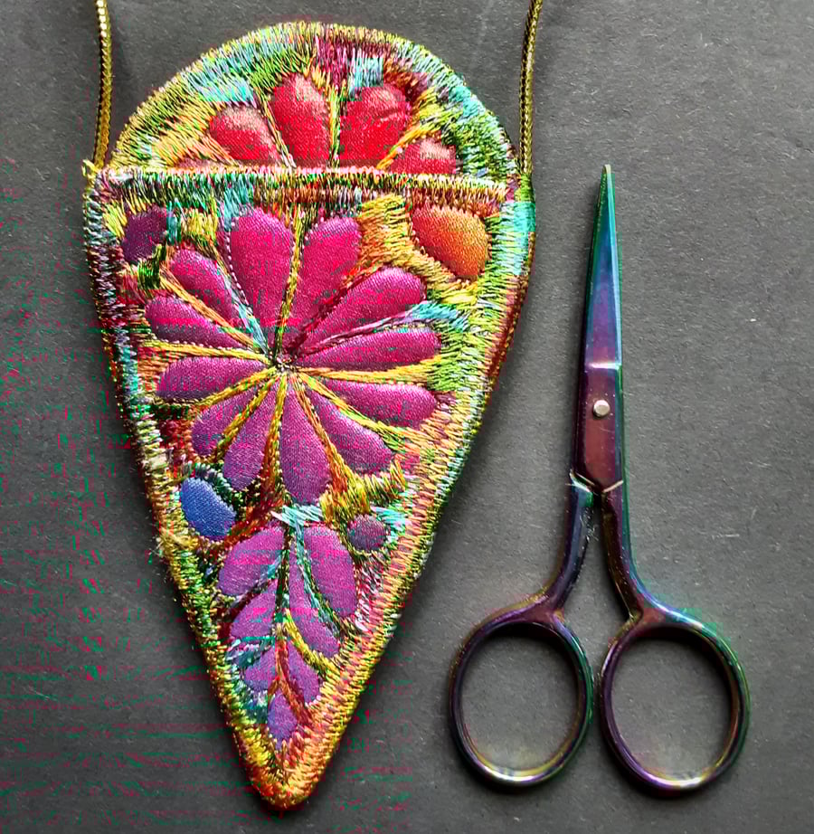 Scissor Holder Necklace Folksy