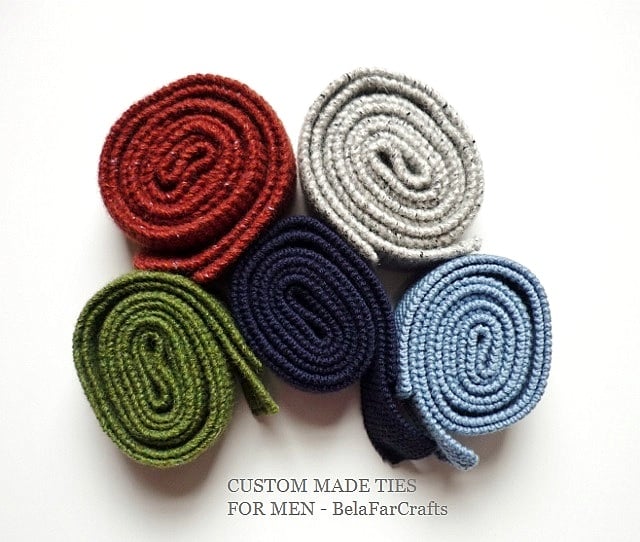 Custom Made Men's Ties - Groom wedding neckties - Groomsmen gifts