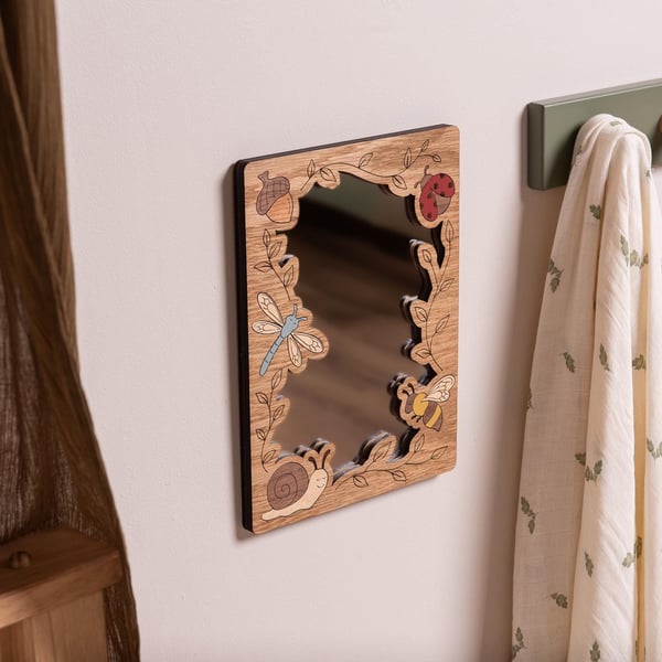 Little Critters Kids's Mirror. Kid's Safety (Acrylic) Mirror for Bedrooms 