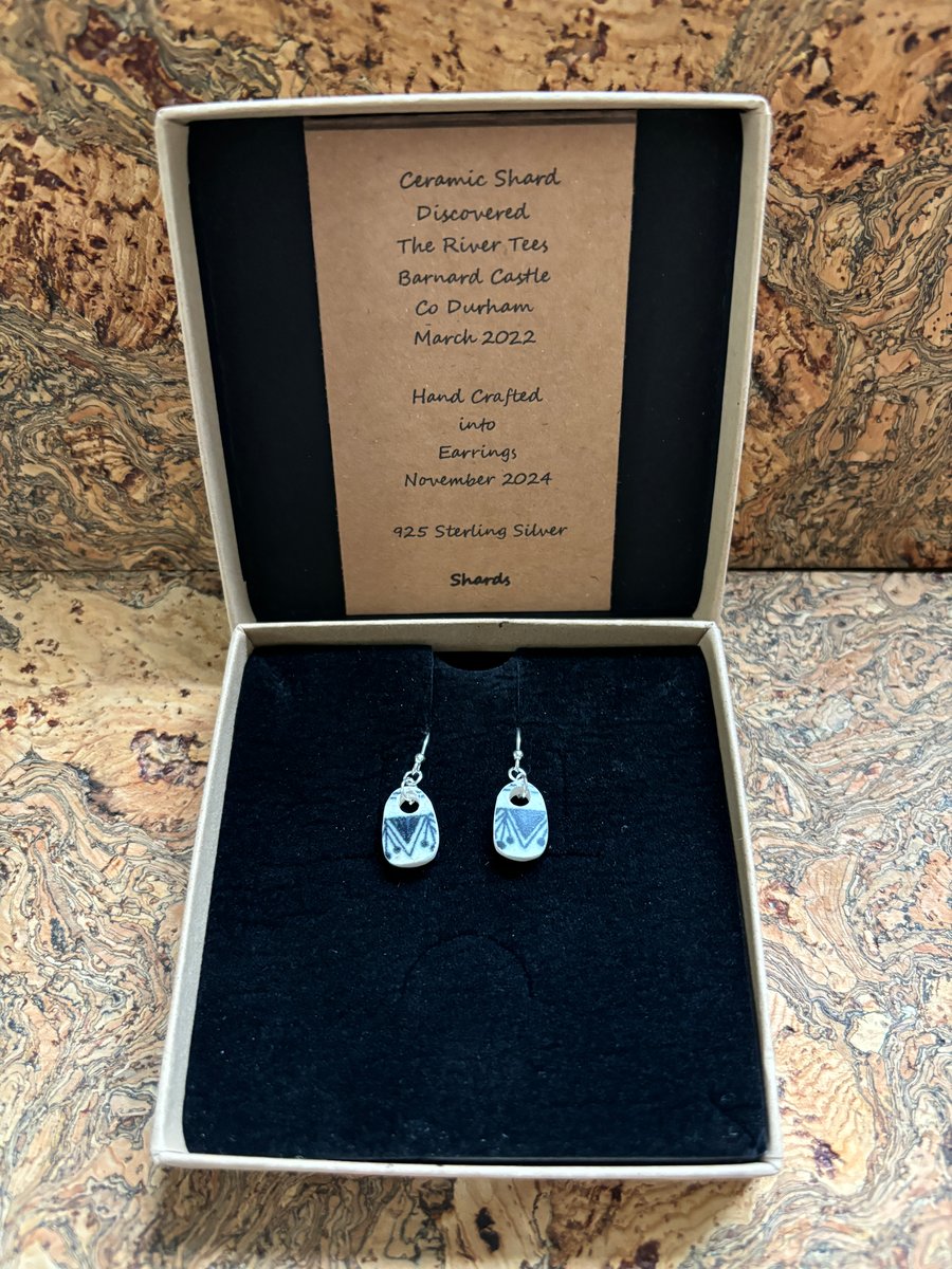 Handmade Drop Earrings, Ceramic, Unique Earrings, Sustainable Gifts