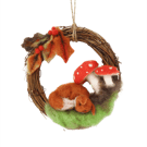 The Crafty Kit Company 'Autumn Fox Wreath' Needle Felting Kit