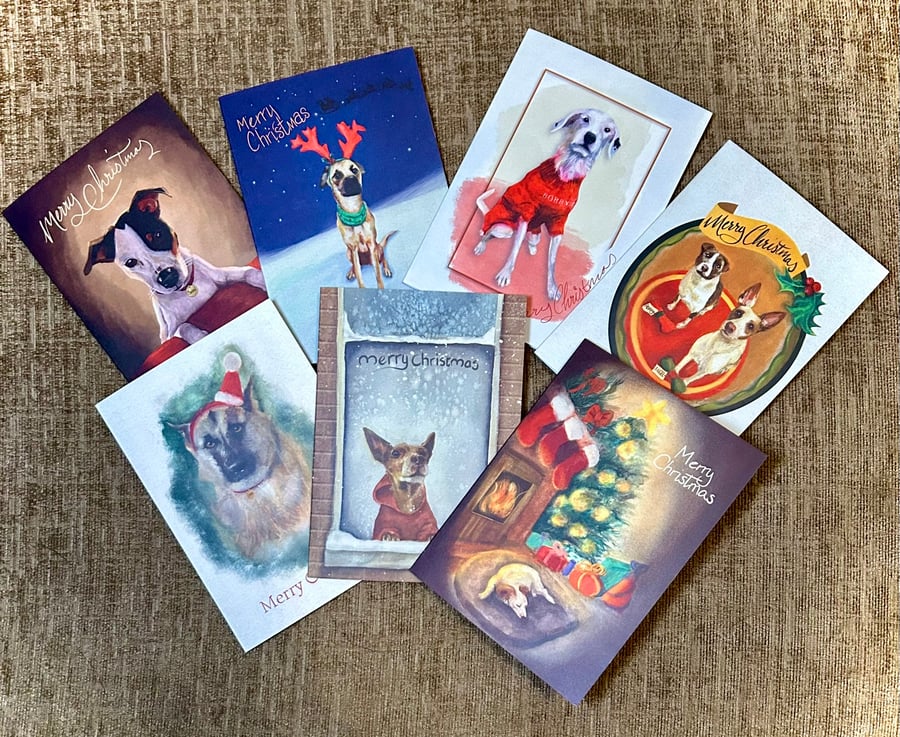 Animal Angels Dog Rescue Christmas Cards