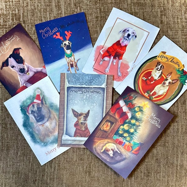 Animal Angels Dog Rescue Christmas Cards