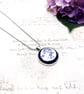 Glow in the Dark Moon Pendant Necklace Unique Celestial Jewellery - Image 3