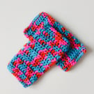 CROCHET Ladies Fruity Ombre Wrist Warmers