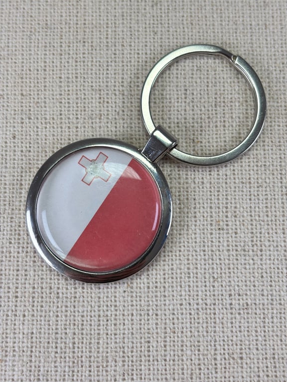 Malta Flag Keyring