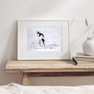 Avocet wall art - British wildlife art print