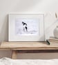 Avocet wall art - British wildlife art print