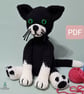 Connie the Cat Crochet Pattern, Cat Amigurumi Pattern, Kitten - Image 1