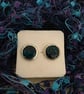 Glittering Teal Studs - Image 3