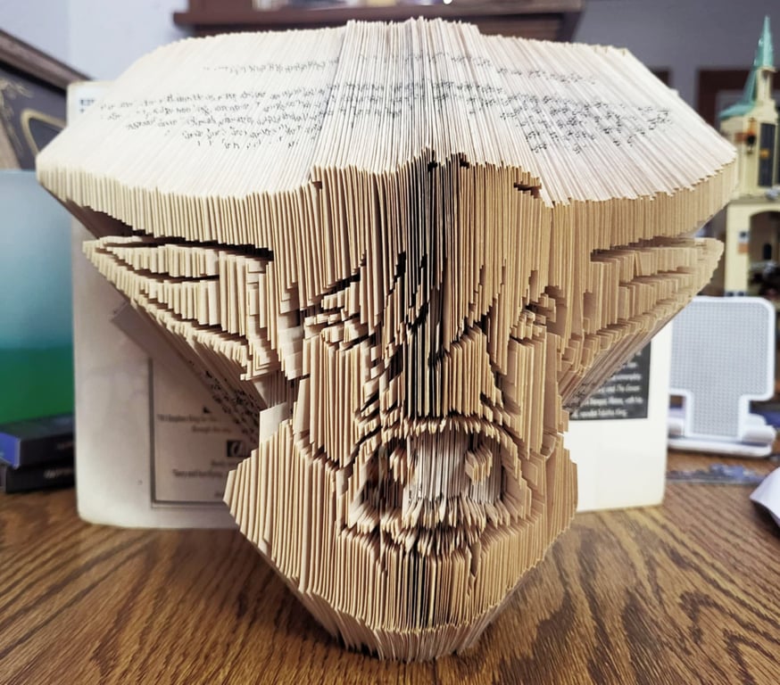 Highland Cow COMBI Book Folding Pattern - EMAILED PDF PATTERN