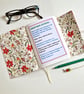 Christmas Poinsettia Journal, Hand Bound in Red Leather, Christmas Keepsake - Image 7