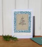Evergreen Christmas - hand-stitched miniature textile, new design for 2025!  - Image 2